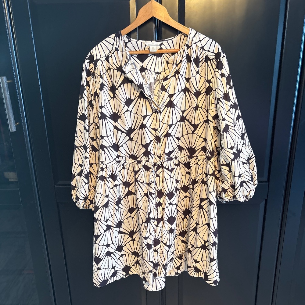 H&M linen blend dress